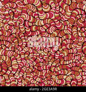 Arrière-plan de motif sans couture tracé à la main. Illustration vectorielle. Illustration de Vecteur