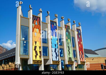 Royaume-Uni, West Yorkshire, théâtre Leeds Playhouse Banque D'Images