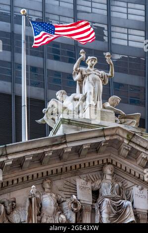 NEW YORK. Division d'appel de la Cour suprême de l'État de New York. E 25th Street et Madison Avenue. (LUN-ven 9:00 à 17:00 / session de mer- Banque D'Images