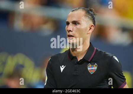 Francisco Javier 'Son' Hidalgo Gomez de Levante pendant le championnat d'Espagne la Ligue de football match entre Cadix CF et Levante UD le 14 août 2021 au stade Nuevo Mirandilla à Cadix, Espagne - photo Joaquin Corchero / Espagne DPPI / DPPI Banque D'Images