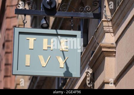 Le restaurant Ivy à Buchanan Street à Glasgow Banque D'Images