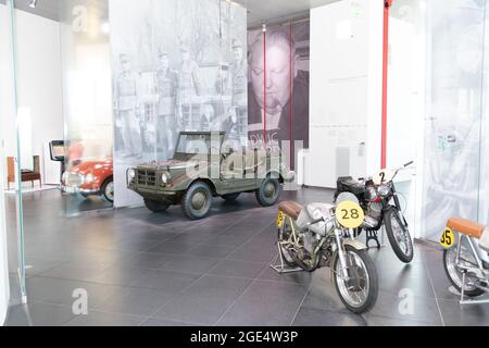 Audi Museum Mobile, Ingolstadt, Allemagne. Banque D'Images