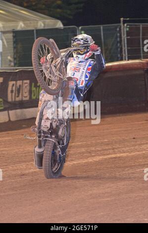 MANCHESTER, ROYAUME-UNI. 16 AOÛT Dan Bewley Wheels pendant la finale du circuit automobile britannique Sports Insure au National Speedway Stadium, Manchester, le lundi 16 août 2021. (Credit: Ian Charles | MI News) Credit: MI News & Sport /Alay Live News Banque D'Images