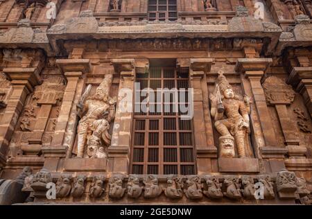 Temple de Brihadeeswara, Thanjavur Banque D'Images