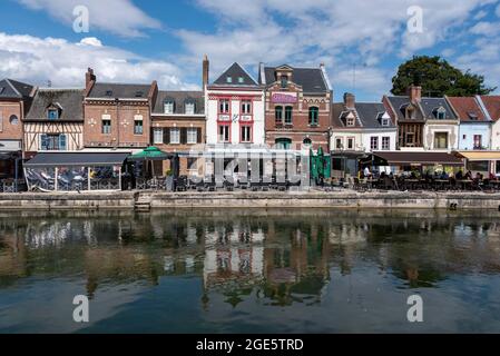 Quartier Saint Leu sur la somme, Amiens, somme, hauts-de-France, France Banque D'Images