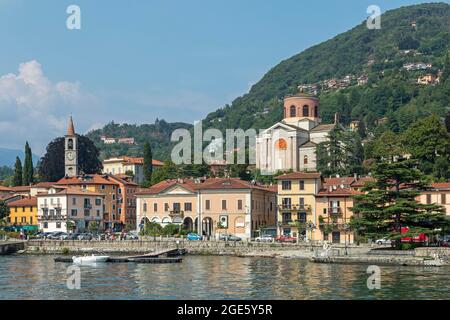 Laveno-Mombello, Lac majeur, Lombardie, Italie Banque D'Images