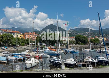 Marina, Verbania-intra, Lac majeur, Piémont, Italie Banque D'Images