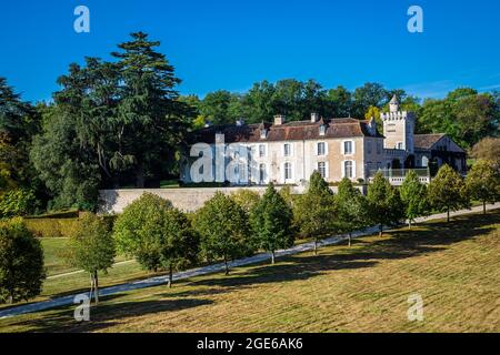 Monestier (sud-ouest de la France) : domaine viticole « Château Monestier la Tour », vignobles biodynamiques dans les villes de Monestier et Saussignac (éditer Banque D'Images