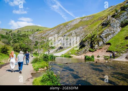 Parc national de Peak District à Dovedale Banque D'Images