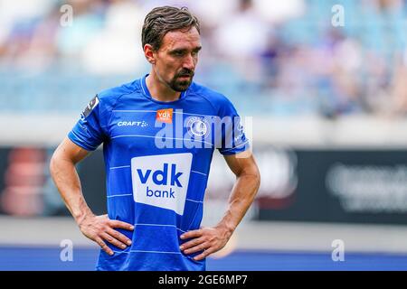 GENT, BELGIQUE - AOÛT 15 : Sven Kums de KAA Gent lors du match Jupiler Pro League entre KAA Gent et KV Mechelen à l'arène de Ghelamco le 15 août 2021 à Gand, Belgique (photo de Joris Verwijst/Orange Pictures) Banque D'Images