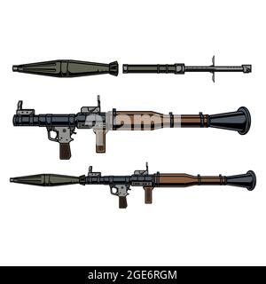 design vector rpg 7, avec des granads séparés qui peuvent être utilisés comme un ou ses propres Illustration de Vecteur