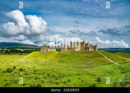 Ruthven Barracks, près de Ruthven à Badenoch, Kingussie, parc national de Cairngorms, Scottish Highlands, Écosse, ROYAUME-UNI Banque D'Images