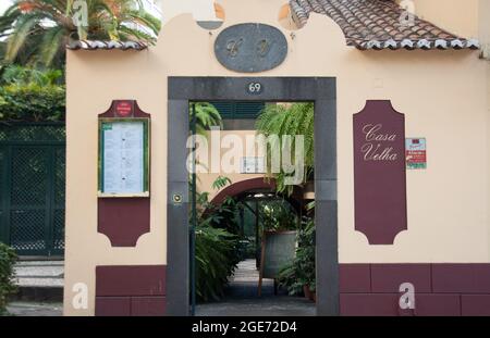 Restaurant Casa Velha, Funchal, Madère, Portugal, Europe Banque D'Images