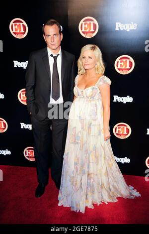 L'actrice Actor Wera Arnett et sa femme Amy Poehler assistent aux arrivées de Entertainment ce soir et PEOPLE Emmy After Party à Walt Disney concert Hall le 21 septembre 2008 à Los Angeles, en Californie. Banque D'Images