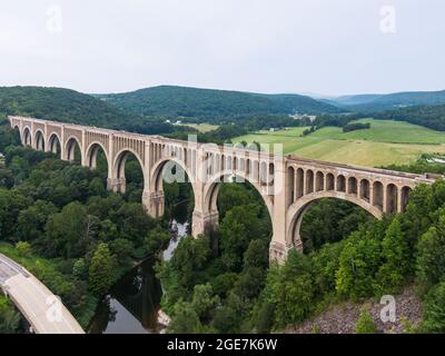 Viaduc de Tunkhannock Creek Banque D'Images