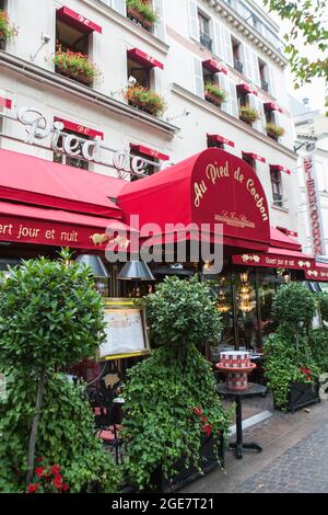 Au pied de Cochon, restaurant à Paris, France. Banque D'Images