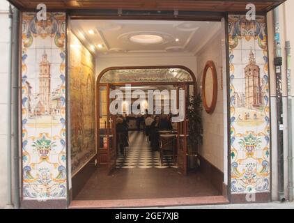 Horchateria, Valence, Espagne, Europe Banque D'Images