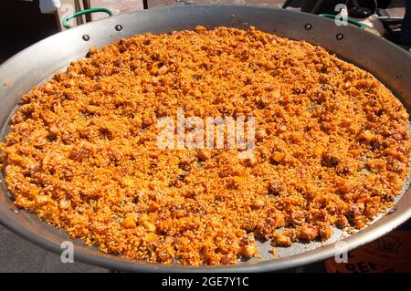 Cuisine du riz, Valence, Espagne, Europe Banque D'Images