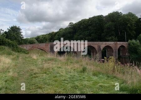 Pont de Bredwardine, Herefordshire, Royaume-Uni Banque D'Images