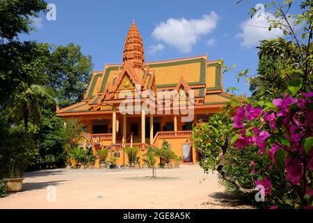 Cambodge Krong Siem Reap - Pagoda Wat Bo Banque D'Images