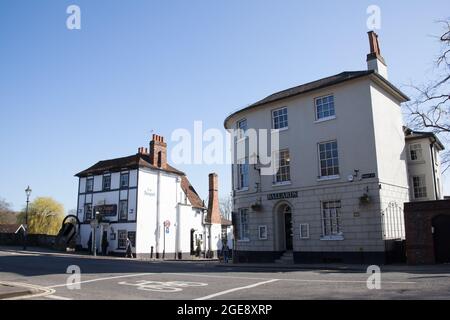 Entreprises locales à Henley sur la Tamise à Oxfordshire dans le ROYAUME-UNI Banque D'Images