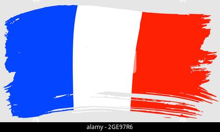 Drapeau de l'Allemagne coups de pinceau. Esquisse dessinée à la main. Illustration vectorielle style Doodle Illustration de Vecteur