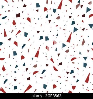 Imprimé moderne du milieu du siècle, motif abstrait sans couture Illustration de Vecteur