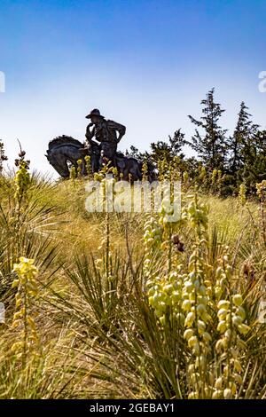 Ogallala, Nebraska - Boot Hill, un cimetière pour les combattants d'armes à feu, les victimes de meurtre, et d'autres qui a été utilisé jusqu'en 1885. Certains de ceux enterrés ici étaient cow-bo Banque D'Images