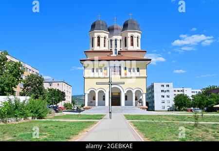 Moldavie ville de Noua Roumanie Eglise orthodoxe Caras-Severin Banque D'Images