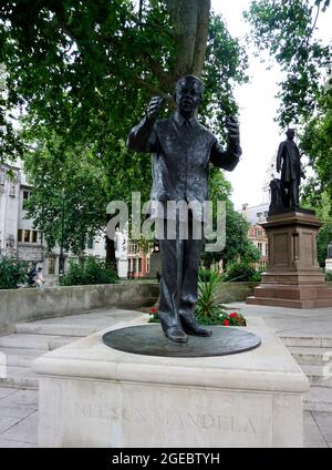 Parliament Square, Londres, royaume-Uni Banque D'Images