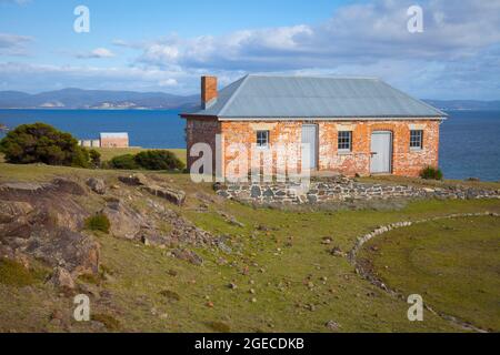 Miller's Cottage (c.1846) - Parc national de Maria Island - Tasmanie - Australie Banque D'Images