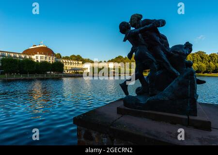 Le Parkhotel au 19ème siècle Bürgerpark Hansestadt Bremen ou main City Park Hanseatic City de Brême, Etat fédéral de Brême, Allemagne du Nord Banque D'Images