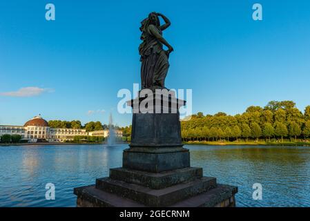 Le Parkhotel au 19ème siècle Bürgerpark Hansestadt Bremen ou main City Park Hanseatic City de Brême, Etat fédéral de Brême, Allemagne du Nord Banque D'Images