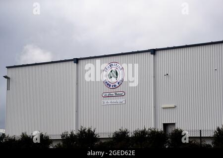 Colac, Australie, 21 juillet 2020. Une vue générale de la ferme Australian Lamb Company à Colac en raison de COVID-19. Victoria a enregistré 374 nouveaux cas au cours de la nuit avec 3 morts supplémentaires, les usines de viande de l'Australian Lamb Company ont enregistré 12 cas positifs et ont été forcées de fermer ses portes. Crédit : Brett Keating/Speed Media/Alay Live News Banque D'Images