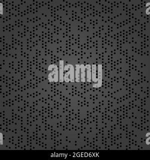 Seamless background aléatoire avec éléments noirs. Résumé L'ornement. Notation abstract pattern Banque D'Images