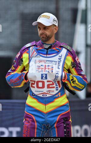 MANCHESTER, ROYAUME-UNI. 16 AOÛT Rory Schlein pendant les finales du circuit automobile britannique Sports Insure au National Speedway Stadium, Manchester, le lundi 16 août 2021. (Crédit : Eddie Garvey | MI News) Banque D'Images