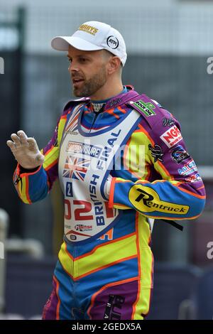 MANCHESTER, ROYAUME-UNI. 16 AOÛT Rory Schlein pendant les finales du circuit automobile britannique Sports Insure au National Speedway Stadium, Manchester, le lundi 16 août 2021. (Crédit : Eddie Garvey | MI News) Banque D'Images