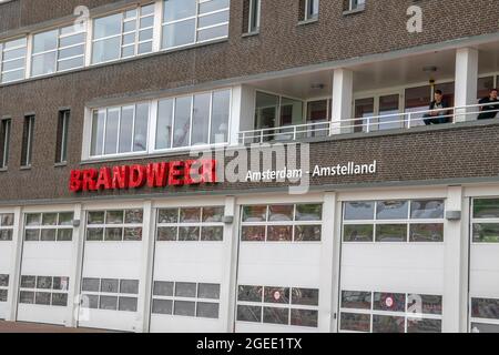 Brandweer Kazerne Nico Building à Amsterdam, pays-Bas 3-8-2019 Banque D'Images