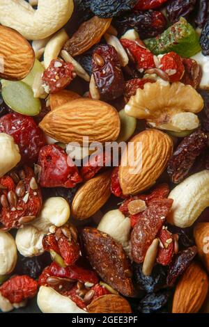 Trail Mix snack de noix et de fruits secs Banque D'Images
