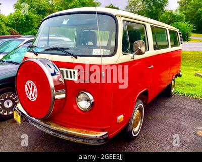 Fourgonnette VW 1972 Banque D'Images