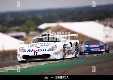 Le Mans, France. 19 août 2021. 26 Collard Emmanuel (FRA), Porsche 911 GT1, action pendant les légendes de course d'endurance 2021 sur le circuit des 24 heures du Mans, du 18 au 21 août 2021 au Mans, France - photo Joao Filipe/DPPI crédit: Agence photo indépendante/Alay Live News Banque D'Images