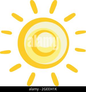 soleil abstrait Illustration de Vecteur