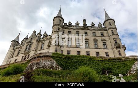 Dunrobin Castle est un château à Sutherland, dans la région des Highlands d'Écosse, et le siège de la famille du comte de Sutherland Banque D'Images