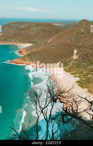 Parc national de Mount Tomaree, Nouvelle-Galles du Sud, Australie Banque D'Images