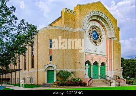 L'Alabama School of Mathematics & Science est photographiée, le 14 août 2021, à Mobile, Alabama. L'école secondaire résidentielle publique a été fondée en 1989. Banque D'Images