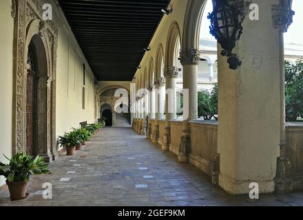 Monastère royal de San Jerónimo de Grenade, Andalousie, Espagne Banque D'Images