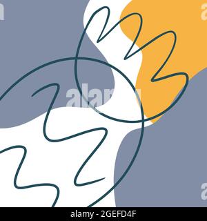 illustration du style minimaliste fruit d'été Illustration de Vecteur