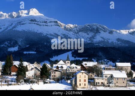 FRANCE. ISÈRE (38) VILLARD DE LAN SKI RESORT Banque D'Images