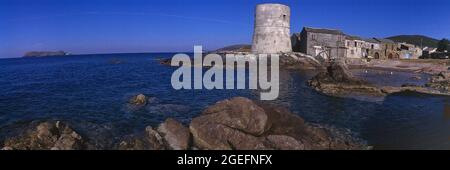 FRANCE. CORSE DU NORD (2B) CAP CORSE. PORT DE PLAISANCE DE TOLLARE Banque D'Images