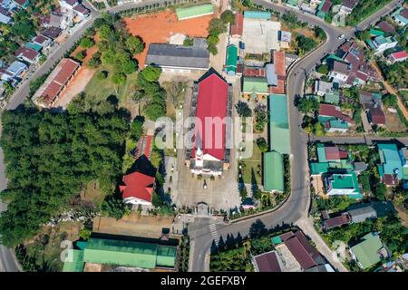 Carte de la ville de Nice Bao Loc dans la province de Lam Dong au sud du Vietnam Banque D'Images